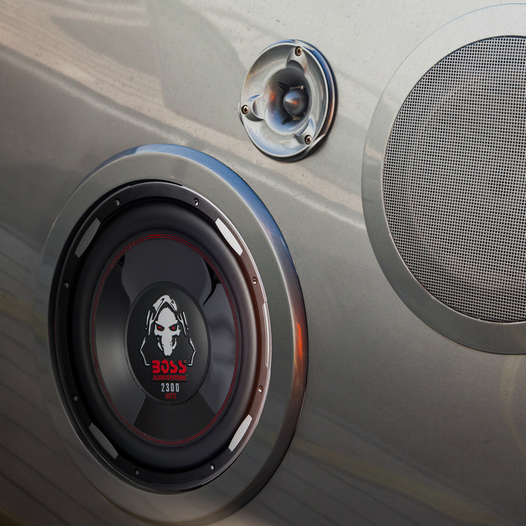 Boss Audio Phantom 12" 2300 W Max Power 4 Ohm DVD Car Audio Subwoofer, P126DVC