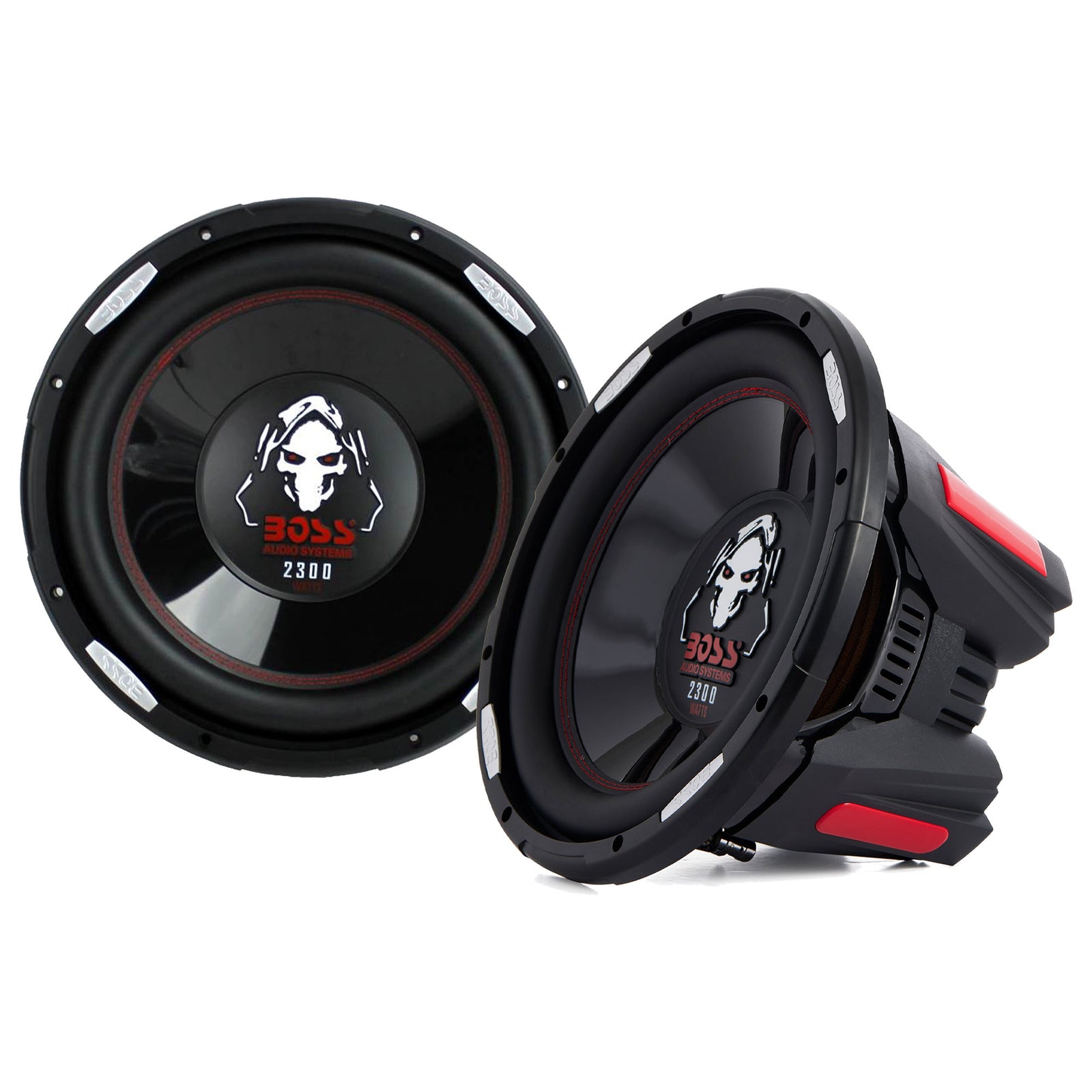 BOSS Audio P126DVC Phantom 12 Inch 2300W Car Audio Subwoofer Speakers (2 Pack) - VMInnovations
