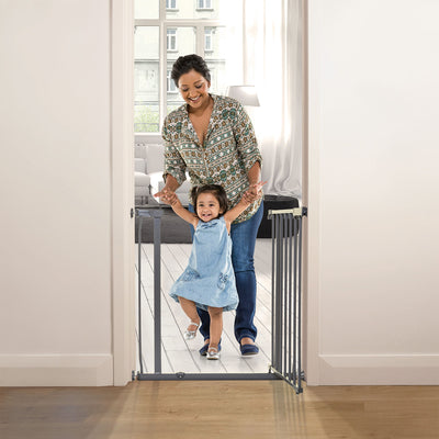 Dreambaby L2098BB Ava 29.5 to 39.5 Inch Baby and Pet Stay Open Safety Gate, Gray