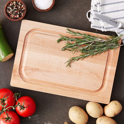 John Boos Maple Wood Reversible Cutting Board with Board Maintenance Oil 3 Pack - VMInnovations