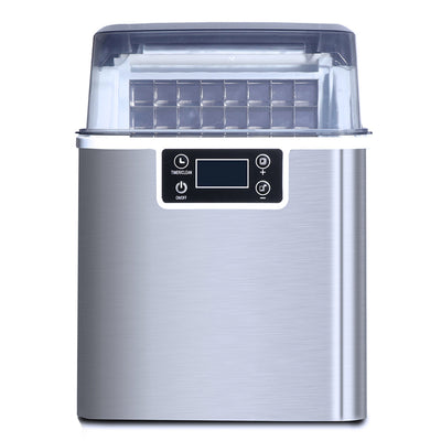 WANDOR 44 lb 1 Gal Countertop Self Cleaning Ice Maker with Ice Scoop (Open Box)