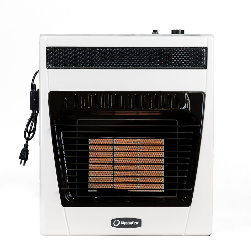 SignitePro 700 Sq Ft 24500 BTU HomeInfrared Natural Gas Heater with Fan (Used)