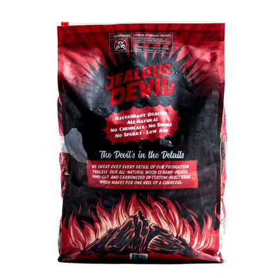 Jealous Devil 100 Percent Natural Hardwood Wood Lump Grill Charcoal, 20 Lbs (8)