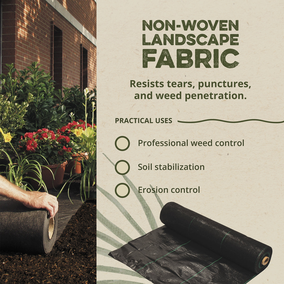 DeWitt 20 Year 4 x 250 Feet 4 Ounce Fabric Home & Pro Weed Barrier (Open Box)