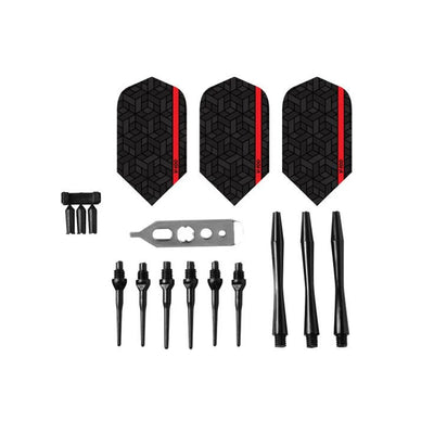 Viper Diamond Darts 90% Tungsten Soft Tip Dart Set Turquoise Rings, 18 Grams
