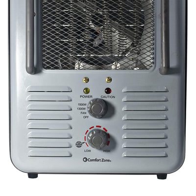 Comfort Zone Electric  Deluxe Utility Convection Space Heater Fan (Open Box)