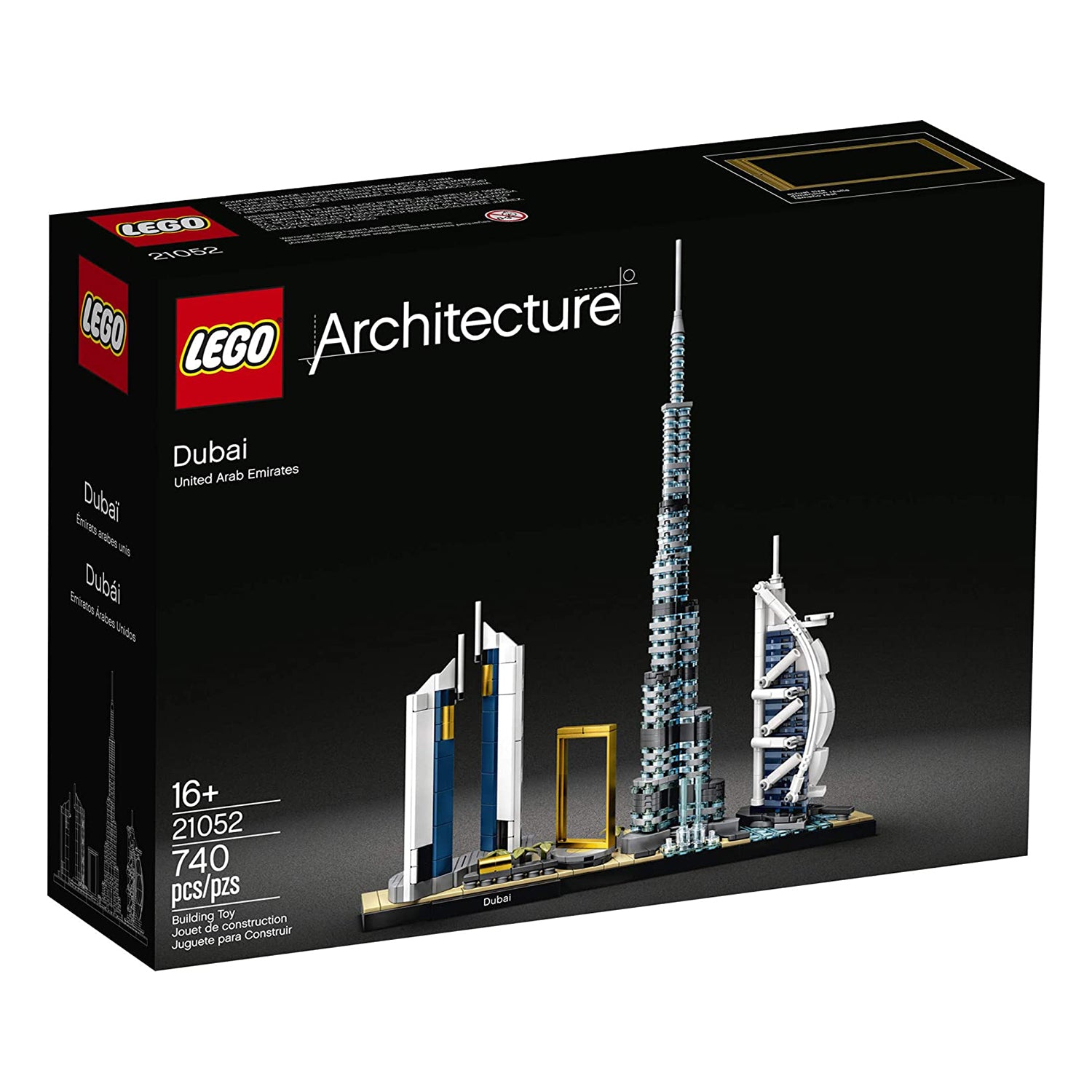 LEGO 21052 Architecture Skyline Collection Dubai Landmark 740 Piece Building Set