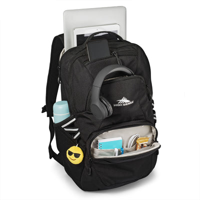High Sierra Swoop SG Backpack with Laptop Drop Protection Pocket, Blk (Open Box) - VMInnovations