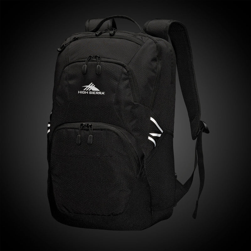 High Sierra Swoop SG Backpack with Laptop Drop Protection Pocket, Black (Used)