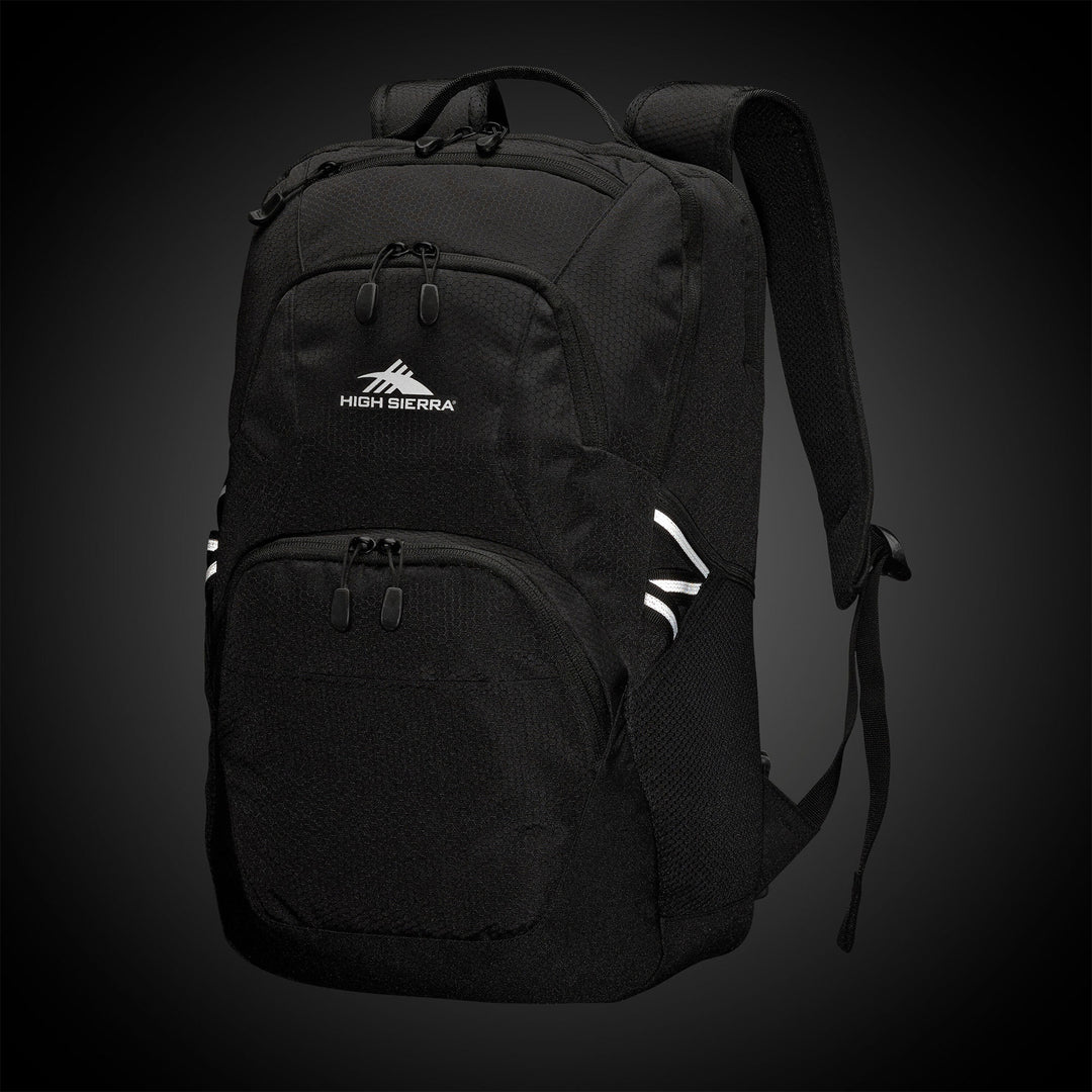 High Sierra Swoop SG Backpack with Laptop Drop Protection Pocket, Black (Used) - VMInnovations