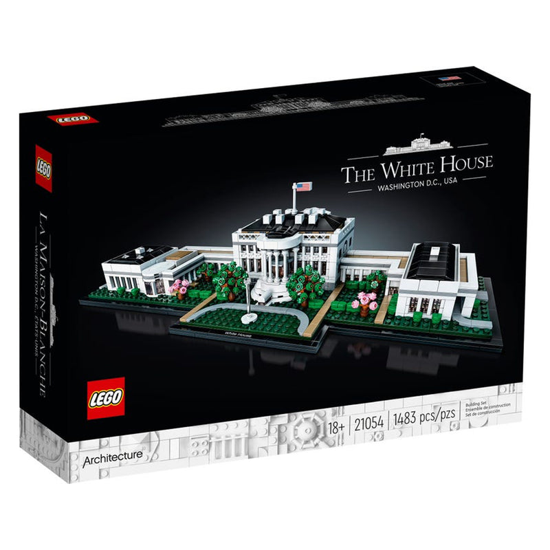 LEGO Architecture The White House 1483 Pc Block Building Set for Adults (Used)