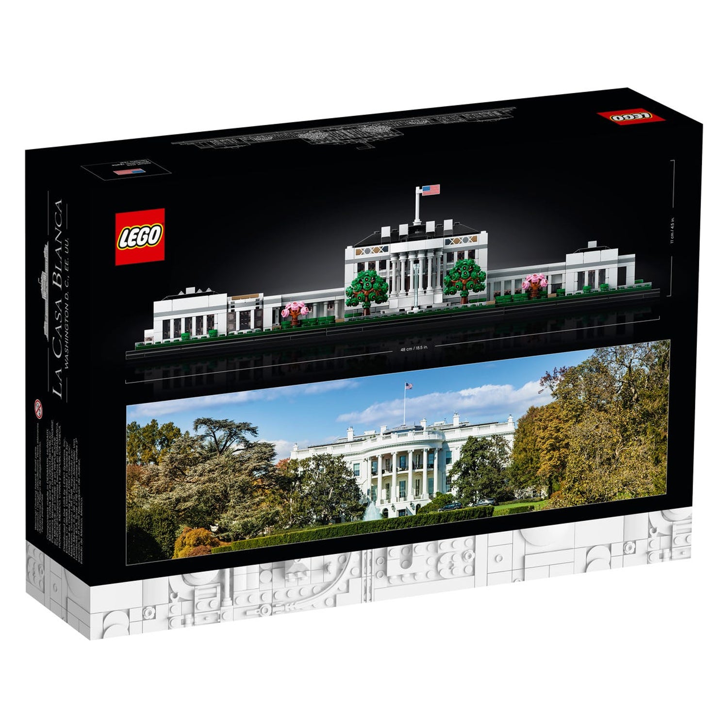LEGO Architecture 21054 The White House 1483 Piece Block Building Set for Adults