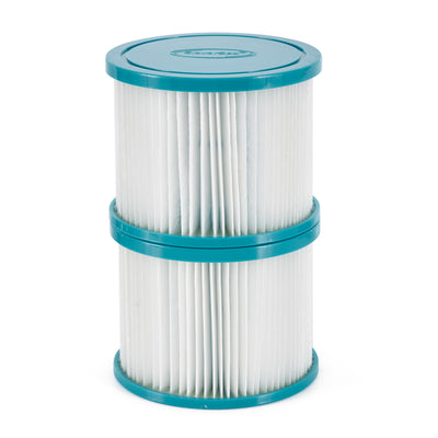 CleverSpa 8106 Replacement Part Hot Tub Spa Water Filter Cartridge (2 Pack) - VMInnovations
