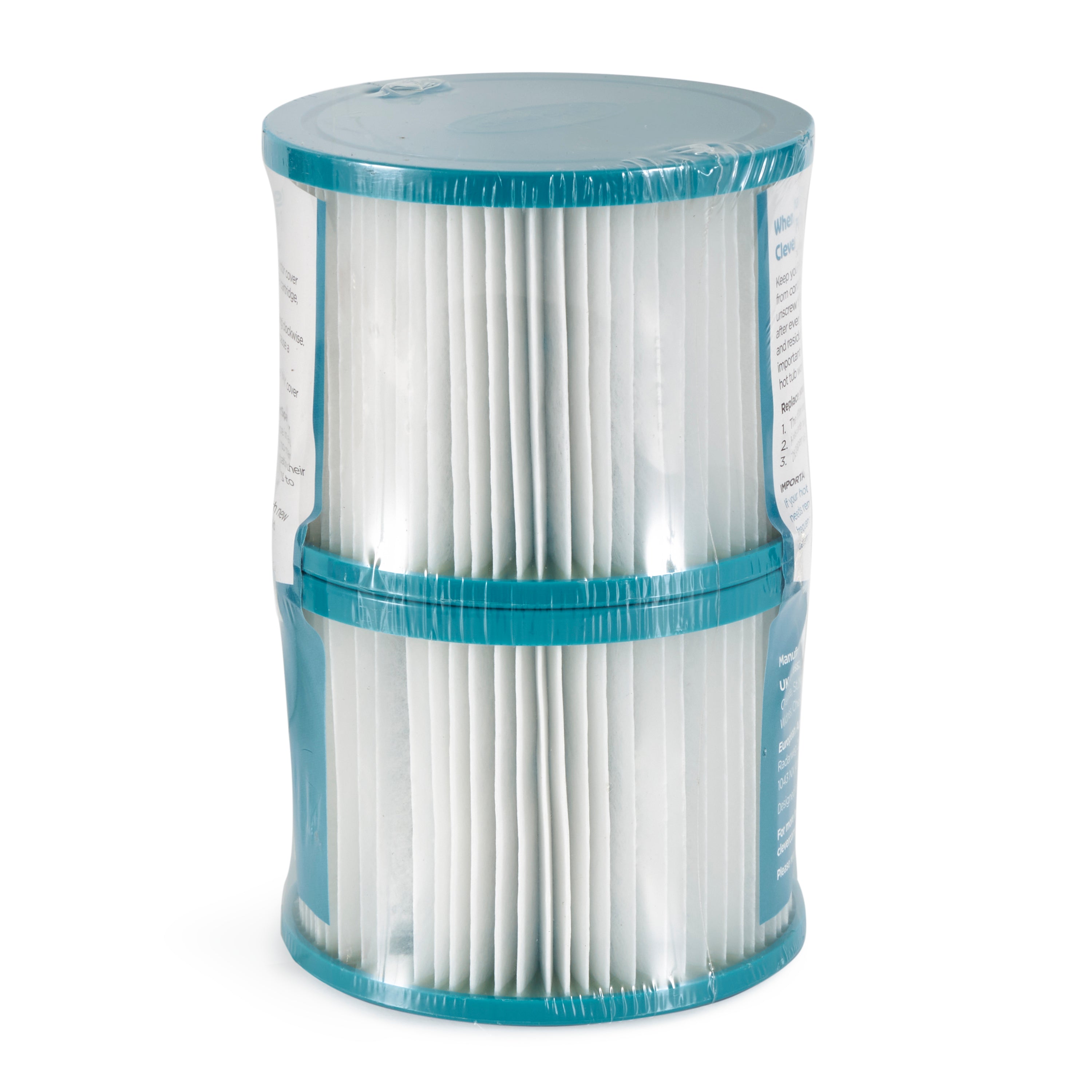 CleverSpa 8106 Replacement Part Hot Tub Spa Water Filter Cartridge (2 Pack) - VMInnovations