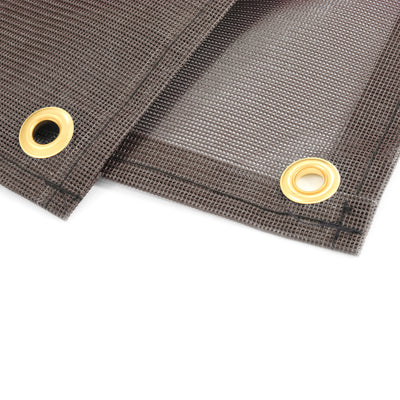 Camco 10FT Front Sun Block Panel for RV Camper Shade, Brown (Open Box) - VMInnovations