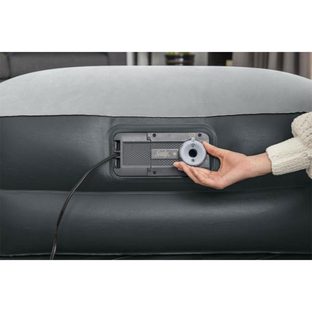 Sealy 16 Inch Inflatable Mattress Twin Airbed w/ Built-In AC Air Pump (Used) - VMInnovations