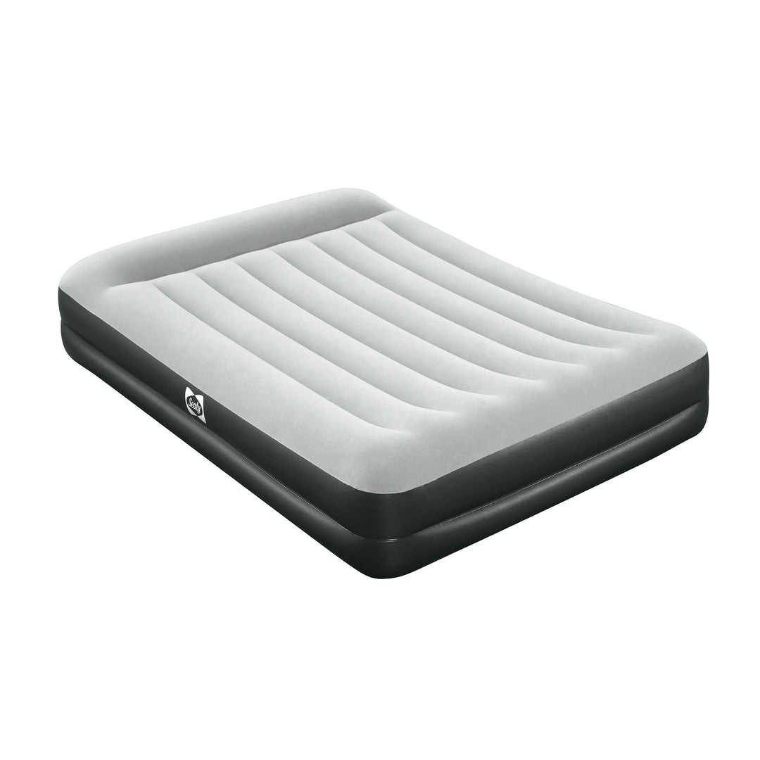 Sealy 16" Inflatable Mattress Queen Airbed w/ Built-In AC Air Pump (Open Box)