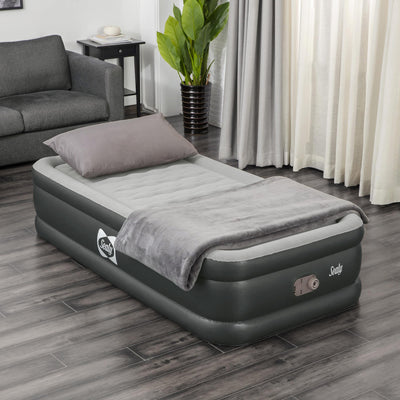 Sealy Tritech Twin 18" Air Mattress Bed 2 Person with Built-In AC Pump, 2 Pack