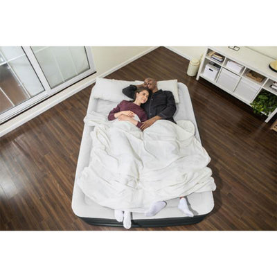 Sealy Tritech Queen Sized 18" Air Mattress Bed 2 Person w/Built-In AC Pump & Bag