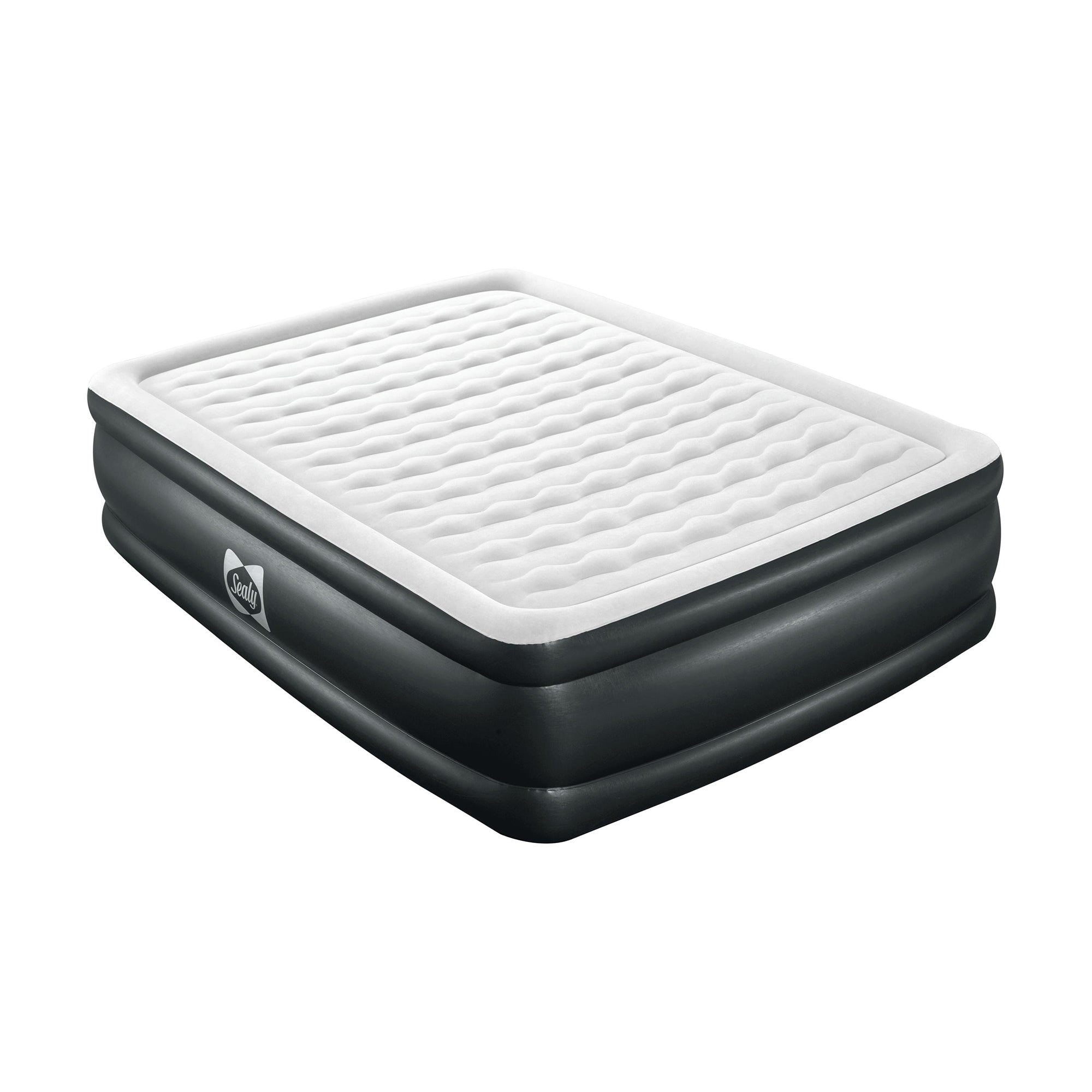 Sealy 94056E-BW Tritech 20 Inch Built-In Pump Inflatable Mattress Queen Airbed (For Parts)