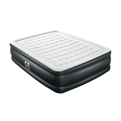 Sealy 94056E-BW Tritech 20 Inch Built-In Pump Inflatable Mattress Queen Airbed (For Parts)