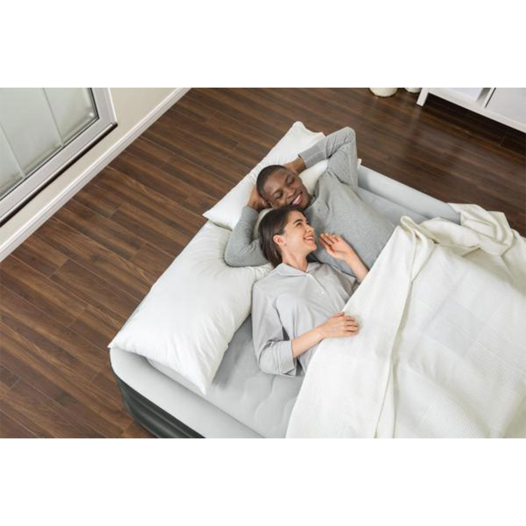 Sealy 94056E-BW Tritech 20 Inch Built-In Pump Inflatable Mattress Queen Airbed (For Parts)