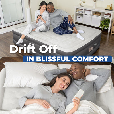 Sealy Tritech 20 Inch Built-In Pump Inflatable Mattress Queen Airbed (Open Box) - VMInnovations