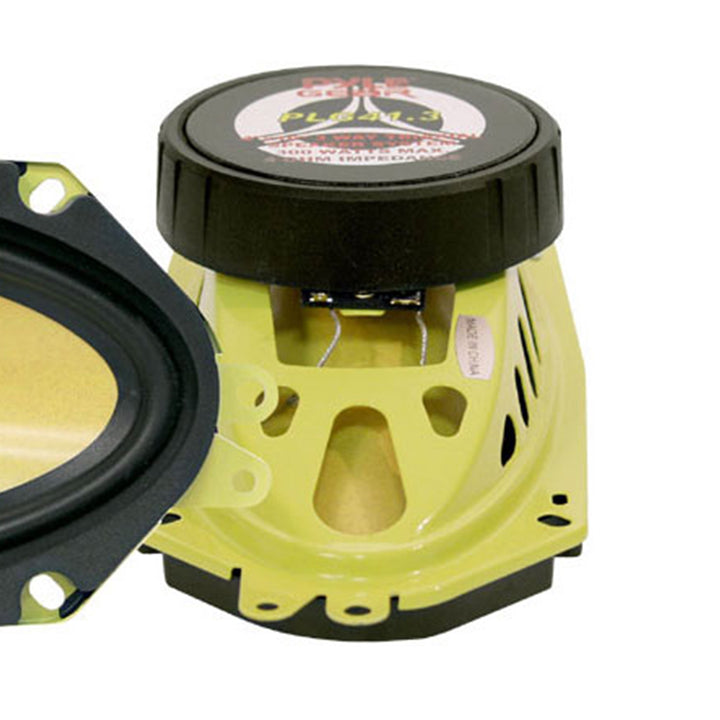 Pyle PLG41.3 3 Way 300 Watt Car Audio Stereo Coaxial Speakers, Pair (Open Box)