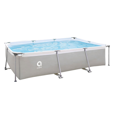 JLeisure 17773 10 x 6.5 Ft Above Ground Rectangular Steel Frame Swimming Pool