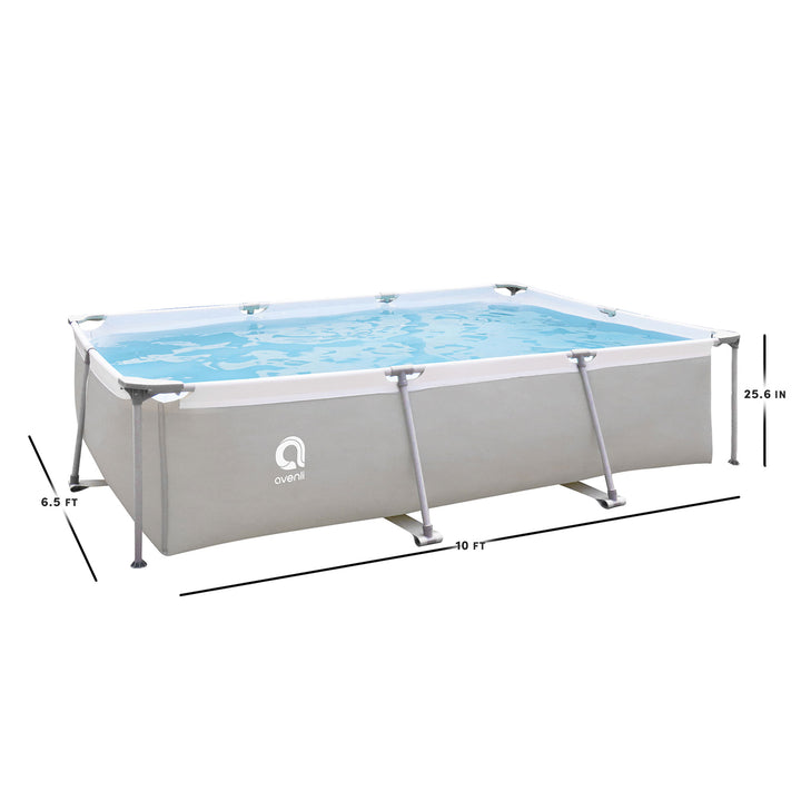 JLeisure Above Ground Steel Frame Swimming Pool, 10 x 6.5 Ft (For Parts)