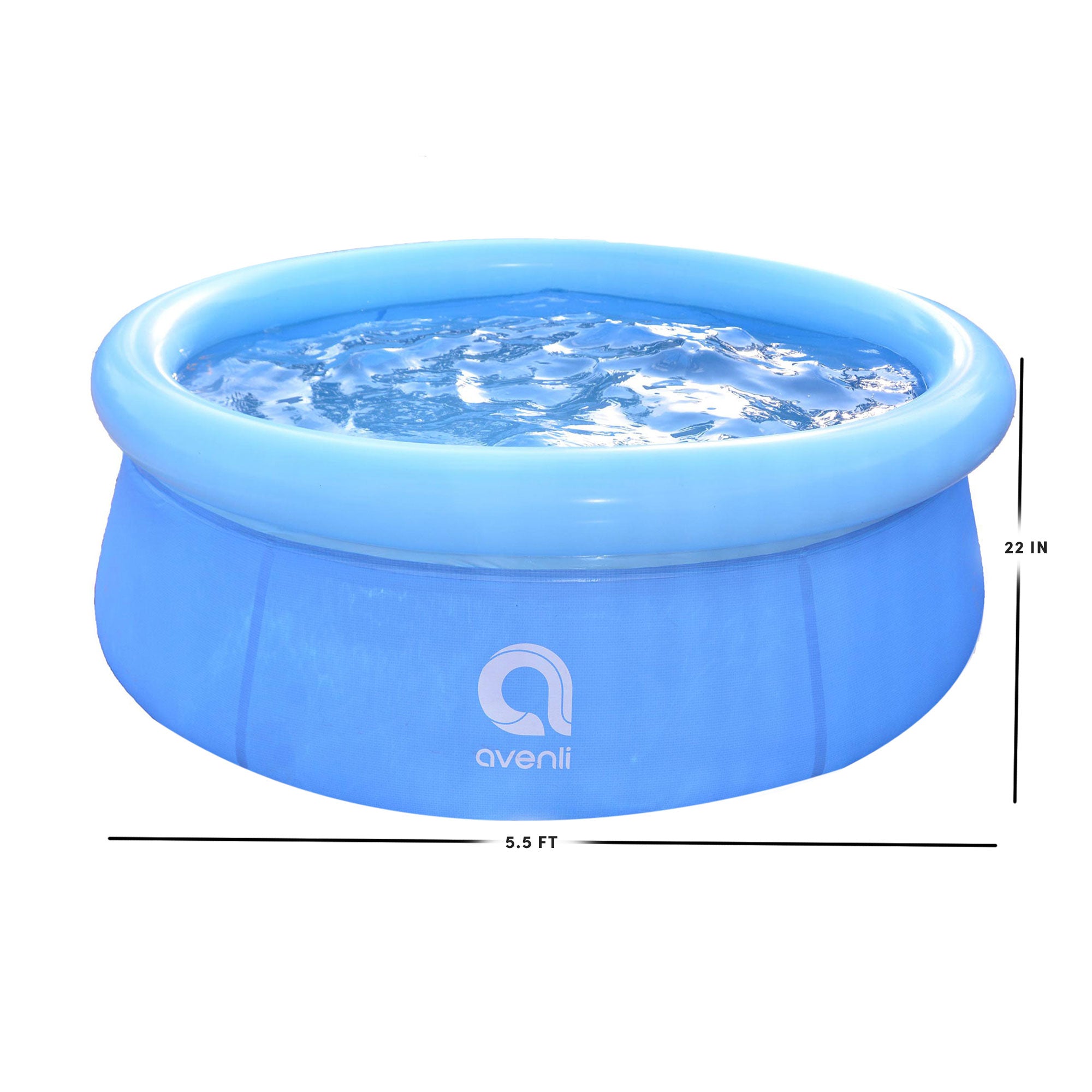 JLeisure 5.5' x 20" Prompt Set Inflatable Outdoor Above Ground Kid Swimming Pool - VMInnovations
