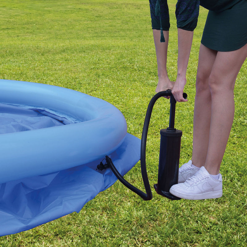 JLeisure 12014 5.5 Ft x 20" Prompt Set Inflatable Outdoor Backyard Pool (Used)