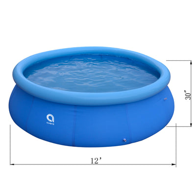 JLeisure 17808 12 Ftx30" Prompt Set Inflatable Backyard Pool (Open Box) - VMInnovations