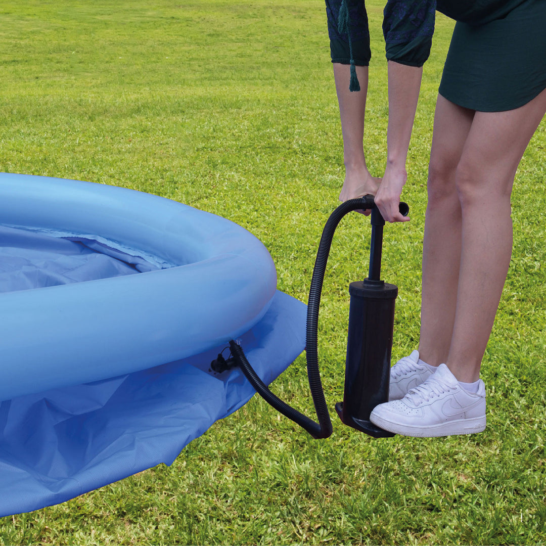 JLeisure 17808 12 Ft x 30" Prompt Set Inflatable Outdoor Backyard Swimming Pool