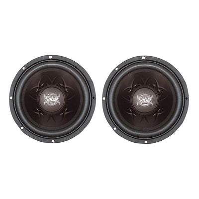 Lanzar Vibe VW64 6.5 Inch 600 Watt 4 Ohm Single Voice Coil Car Subwoofer (Pair)