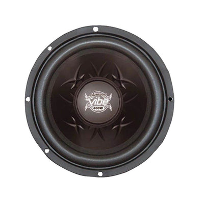 Lanzar Vibe VW64 6.5 Inch 600 Watt 4 Ohm Single Voice Coil Car Subwoofer (Pair)