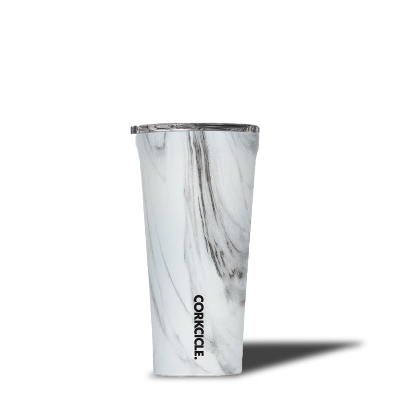 Corkcicle Origins 16 Ounce Stainless Steel Travel Tumbler with Lid, Snowdrift