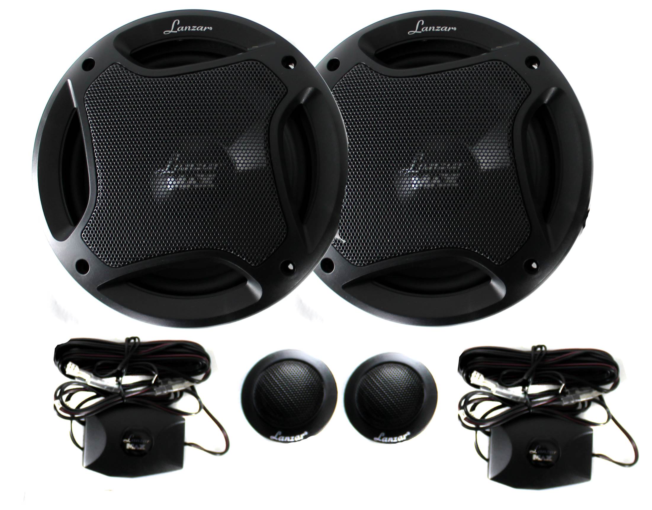NEW LANZAR MX6C 6.5" 200W 2-Way Component Car Audio Speakers Stereo PAIR
