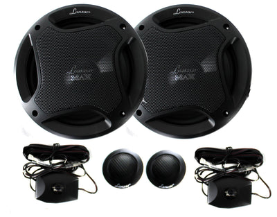 NEW LANZAR MX6C 6.5" 200W 2-Way Component Car Audio Speakers Stereo PAIR