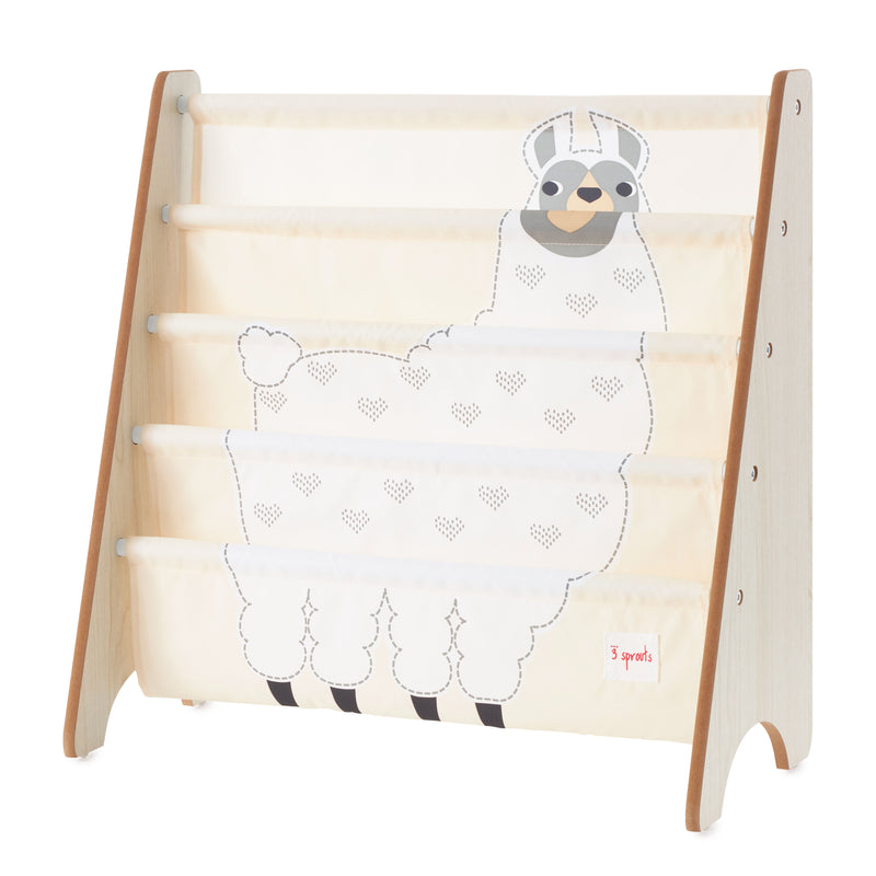 3 Sprouts Kids Storage Organizer Baby Room Bookcase Furniture, Llama (Open Box)