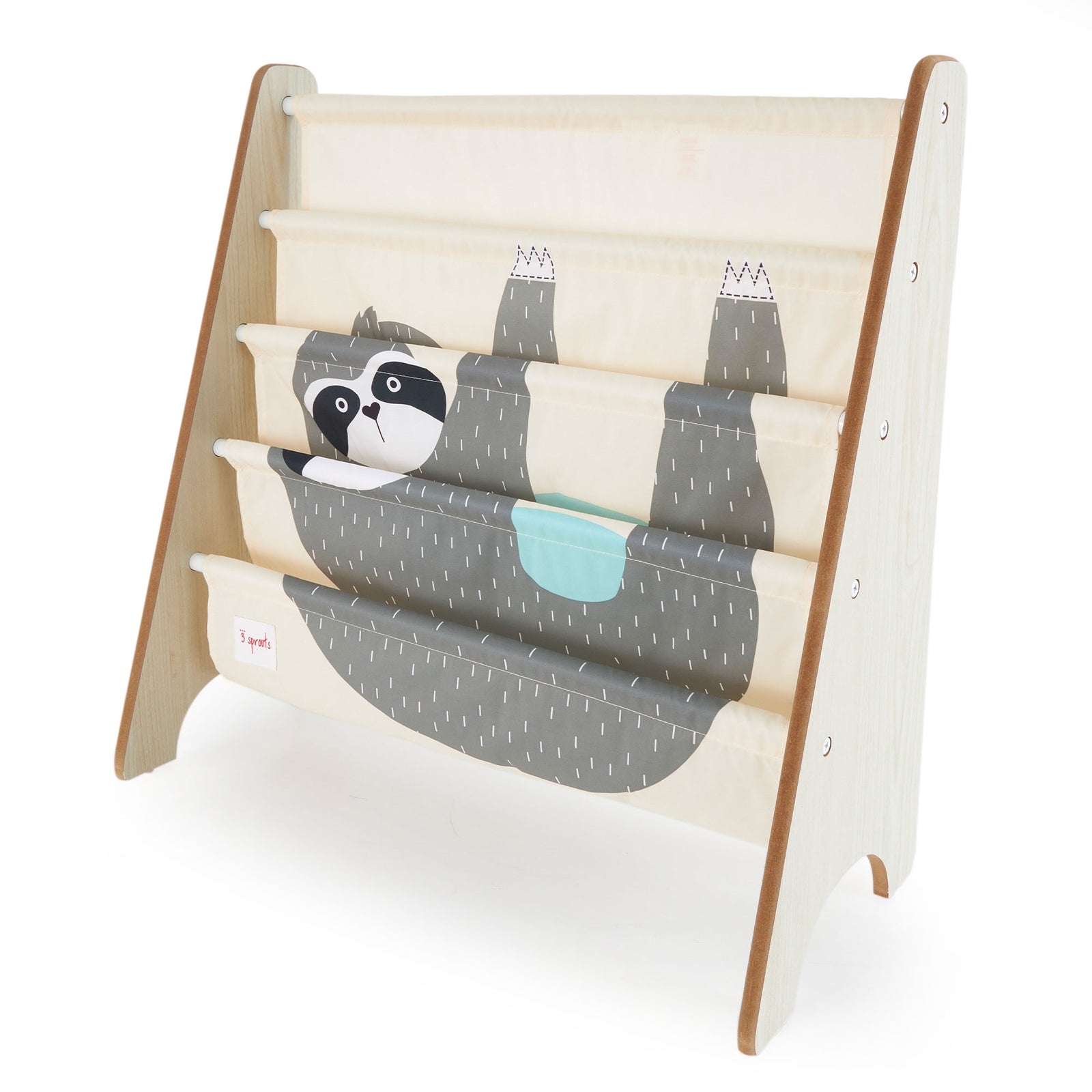 3 Sprouts URKSLO Kids Storage Baby Room Bookcase Furniture, Sloth (For Parts) - VMInnovations
