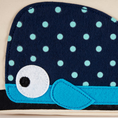3 Sprouts Toy Chest, Diaper Caddy, & Toy Storage Bag/Play Mat, Blue Whale Print