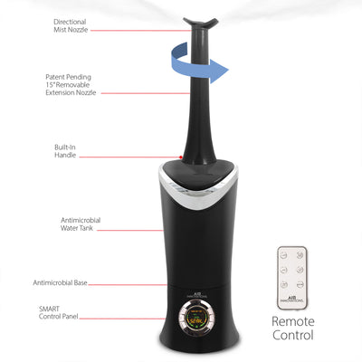 Air Innovations Ultrasonic Cool Mist Aromatherapy Humidifier, Black (For Parts) - VMInnovations