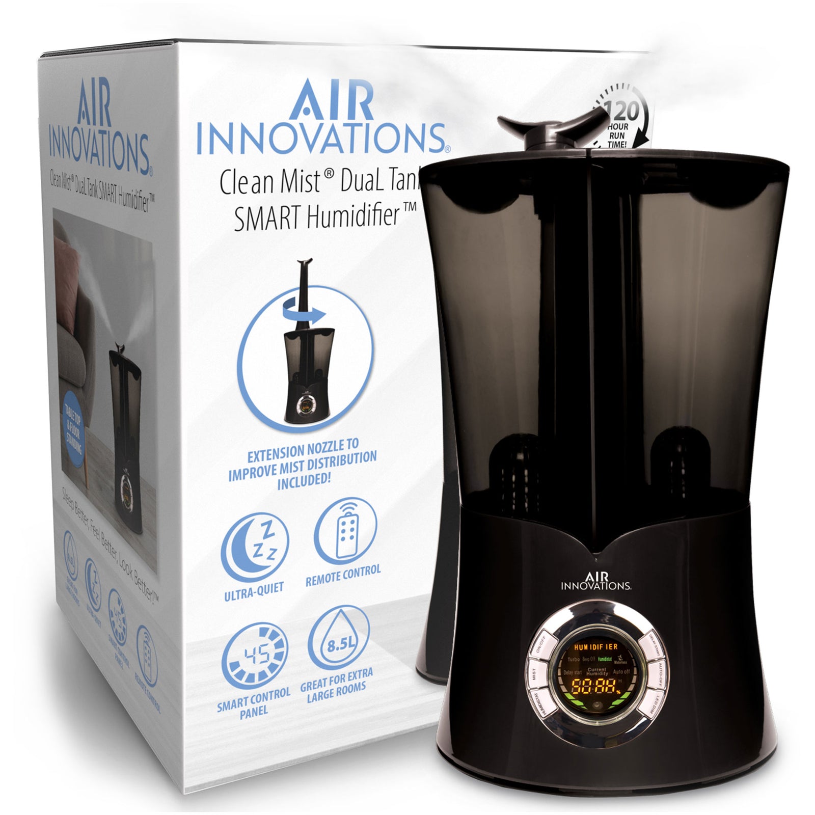 Air Innovations 2.15 Gallon Tank Ultrasonic Cool Mist Digital Humidifier (Used) - VMInnovations