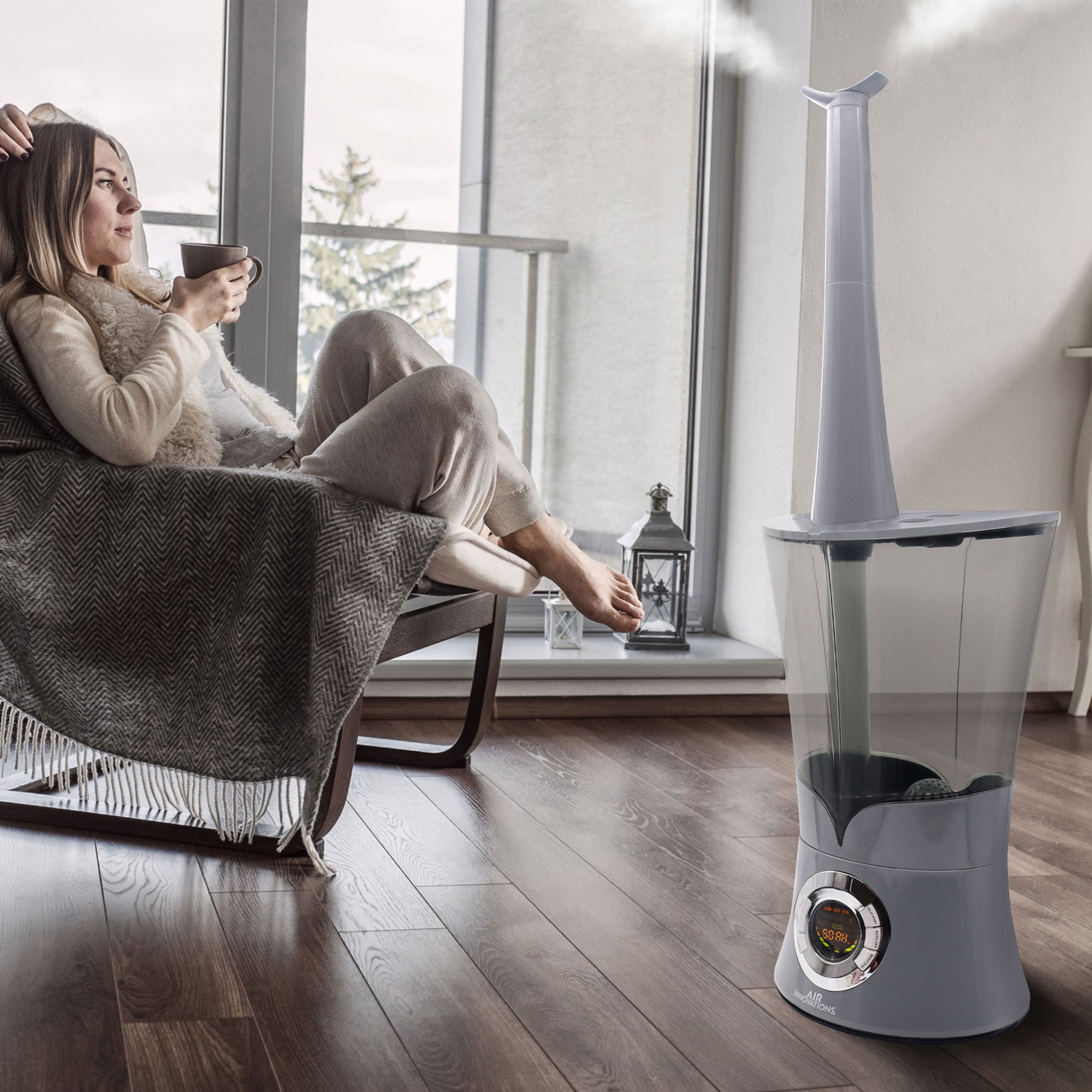 Air Innovations Ultrasonic Cool Mist Aromatherapy Digital Humidifier (Damaged) - VMInnovations