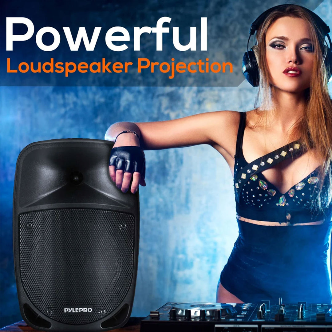 Pyle Bluetooth Portable Stereo Karaoke Speaker w/ Wireless Microphone (Open Box)