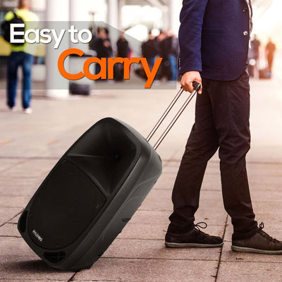 Pyle Bluetooth Portable Stereo Karaoke Speaker Wireless Microphone (For Parts) - VMInnovations