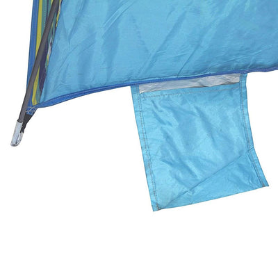 Texsport Calypso Cabana 2 Person Popup Canopy Shade Shelter Beach Tent, Blue