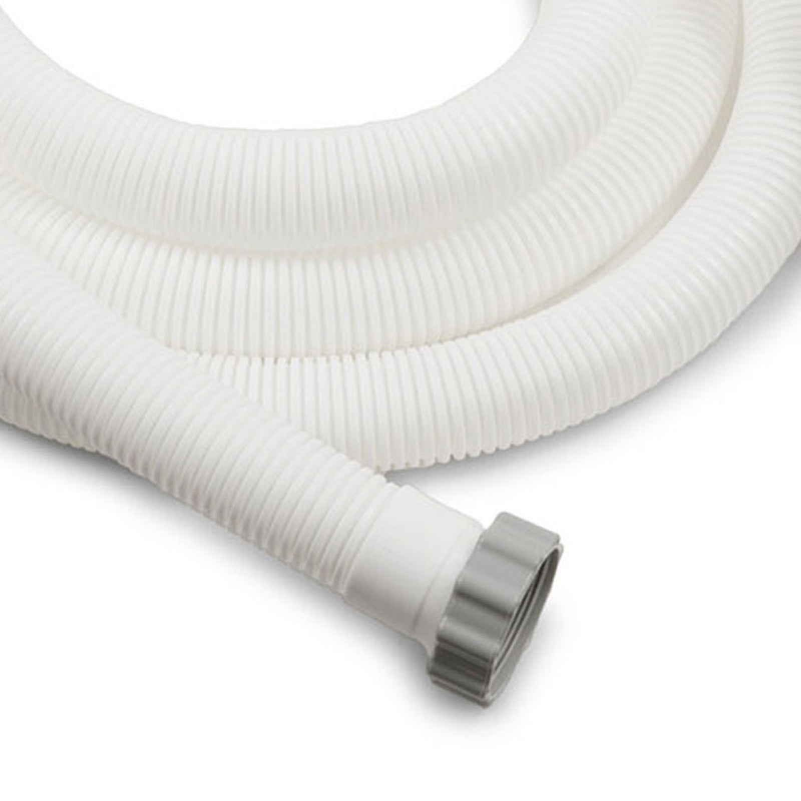 Intex 1.5 Inch x 15 Foot Replacement Pool Pump Hose Accessory with Nuts (Used) - VMInnovations