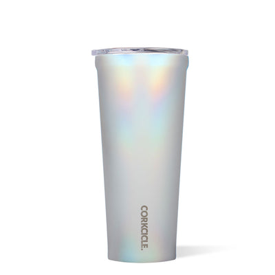 Corkcicle Prismatic 24 Ounce Stainless Steel Travel Tumbler with Lid, Multicolor
